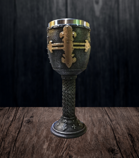 Taça Hidromel Cruz Dourada